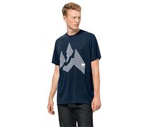 Jack Wolfskin Herren Nature Mountain M T Shirt, Dark Indigo, XL EU