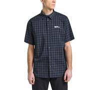 Jack Wolfskin Kurzarmshirt Norbo Herren – Night Blue Checks – Größe L