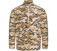 Jack Wolfskin Paw ERA 100 Print HZ Men Fleecepullover Half-Zip mit Print Herren XXL allover print MOUNTAIN PAW oyster