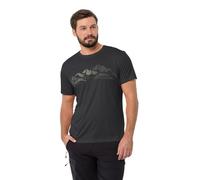 Jack Wolfskin Herren Peak Graphic M T Shirt Shortsleeve, Phantom, XXL EU