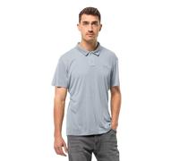 Jack Wolfskin Herren PIKEH Polo M T-Shirt, Soft Blue, XL