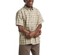 Jack Wolfskin Planalto Kurzarmhemd Check Cold Coffee S (A63863-T0154-S)