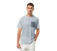 Jack Wolfskin Herren Pocket KARANA T M T-Shirt, Soft Blue, XXL