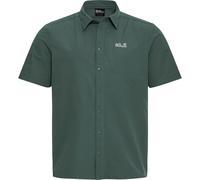 Jack Wolfskin Prelight Suncool Shirt Men Kurzarm Hemd mit UV-Schutz und Kühleffekt Herren M green sago palm
