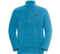 Stehkragenpullover JACK WOLFSKIN "TAUNUS HZ M", Herren, Gr. XXL (58), blau (aurorablau), Obermaterial: 100% Polyester, Pullover Stehkragenpullover (73127731-XXL) aurorablau
