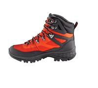 Jack Wolfskin Wanderschuhe Rebellion Guide Texapore Mid (Trekking, wasserdicht, 100% PFC-frei) orange/grau Herren, Größe Euro (US) 43 (10)