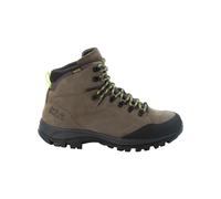 Jack Wolfskin Trekking-Wanderschuhe Rebellion Texapore Mid (Nubukleder, wasserdicht) khakigrun/phantom Herren, Größe Euro (US) 41 (8,5)