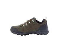 Jack Wolfskin Herren Refugio Texapore Low M Walking-Schuhe, Khaki / Phantom, 42.5 EU