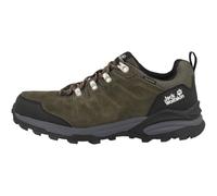 Jack Wolfskin Herren Refugio Texapore Low M Walking-Schuhe, Khaki / Phantom, 44.5 EU