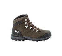 Jack Wolfskin Refugio Texapore Mid Men Wasserdichte Wanderschuhe Herren 39.5 grün khaki / phantom