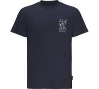 Jack Wolfskin Herren Jack Tent T M T-Shirt, Night Blue, L