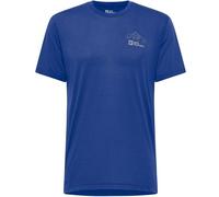 Jack Wolfskin Vonnan Graphic T-Shirt Men Kurzarm Funktionsshirt Herren XXL blue EXPLORE vibrant blue