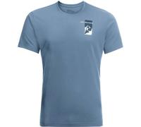 JACK WOLFSKIN Herren Shirt VONNAN S/S GRAPHIC T M (1809941) M elemental blue