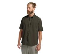 Jack Wolfskin Funktionshemd Sierra Canyon S/S – Herren, obsidian moss, Gr. L (52)