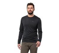 Jack Wolfskin Herren Sky Thermal L/S M Wander-Shirt, Schwarz, S
