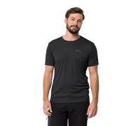 Jack Wolfskin Wander-Tshirt Tech T (leicht, geruchshemmend) schwarz Herren, Größe XXL