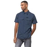 Jack Wolfskin Herren Thompson Shirt Men Schnelltrocknendes Outdoor Hemd Kurzarm