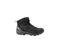 Jack Wolfskin Wanderschuhe Vojo 3 Texapore Mid (wasserdicht, atmungsaktiv) schwarz/gelb Herren, Größe Euro (US) 48 (14)