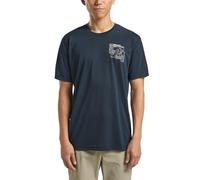 Jack Wolfskin Herren Vonnan Graphic T-Shirt (Größe M, blau)