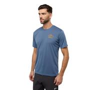 Jack Wolfskin Herren Vonnan Graphic M T-Shirt, Nature Blue, S EU