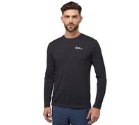 Jack Wolfskin Herren Vonnan Ls M T-Shirt, Schwarz, L EU
