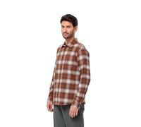 Jack Wolfskin Herren Wanderweg Shirt Hemd, Dark Navy, M EU