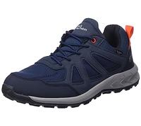 Jack Wolfskin Herren Woodland 2 Texapore Low M Sneaker, Dark Blue/Red, 39.5 EU