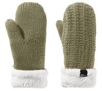 Jack Wolfskin Highloft Knit Mitten Damen Fäustlinge, orange S