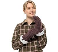 Jack Wolfskin Fäustling Highloft Knit Mitten, weichem Sherpafleece, warm, Berrypink Damen S