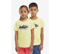 Jack Wolfskin - Kid's Hiking Graphic T-Shirt - Funktionsshirt, Gr. 128, gelb (PrintDaisy)