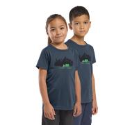 Jack Wolfskin Hiking Graphic T-Shirt Kids Funktionsshirt Kinder 140 multi color PRINT midnight sky