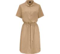 Jack Wolfskin Damen Holiday MIDI Dress Lässiges Kleid, Sand Storm, Small