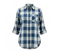 Jack Wolfskin Holmstad Shirt Damen Bluse Wanderbluse Langarm Blau S