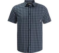 Jack Wolfskin Hot Springs Shirt Herren Kurzarmhemd night blue checks M night blue checks M