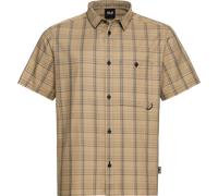Funktionshemd JACK WOLFSKIN "HOT TRAIL SHIRT M", Herren, Gr. XXL (58), N-Gr, phantom chec, Obermaterial: 100% Baumwolle, Hemden (41820658-XXL) phantom chec