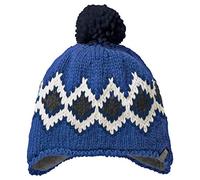 Jack Wolfskin Jungen Baby Mütze Diamond Knit Cap Kids, Coastal Blue, M, 1905431-1201003