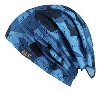Jack Wolfskin Jungen Schal-Foulard-Kind Buddy Headgear Kids, Turquoise All Over, ONE Size, 1906991-7418