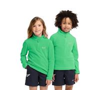 Jack Wolfskin Stehkragenpullover TAUNUS 100 HZ K Jungen Gr. 128 Grün (lizard) 100% Polyester Halfzip