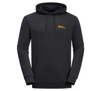 Jack Wolfskin Kapuzenpullover Essential (Bio-Baumwolle) schwarz Herren, Größe M