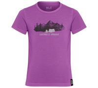 Jack Wolfskin - Kid's Hiking Graphic T-Shirt - Funktionsshirt, Gr. 104, lila (PrintFreesia)