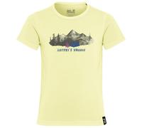 Jack Wolfskin Hiking Graphic T-Shirt Kids Funktionsshirt Kinder 176 multi color PRINT daisy