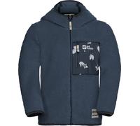 Fleecejacke JACK WOLFSKIN "MOOMIN ICE CURL K", Kinder, Gr. 104, midnightsky, Oberstoff: 100% POLYESTER; Kontrastmaterial 1: 100% POLYESTER; Futter 1: 100% POLYESTER, Jacken (37159510-104) midnightsky