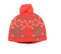 Jack Wolfskin Kids Nordic Pompom Cap Kinder Mütze Bommelmütze 1903961-2640 - Rot / S