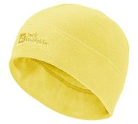 Jack Wolfskin Unisex Kinder Real Stuff K Beanie-Mütze, Lemon Ice, Einheitsgröße EU