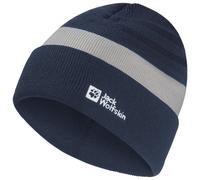 Jack Wolfskin - Kid's Stripy Knit Beanie - Mütze, Gr. S 49-50 cm, blau (MidnightSky)