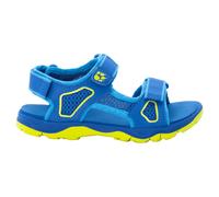 Jack Wolfskin Kids' Taraco Beach Sandal Blue/Lime blue / lime 26