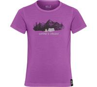 Jack Wolfskin Kinder Hiking Graphic T-Shirt (Größe 164, lila)