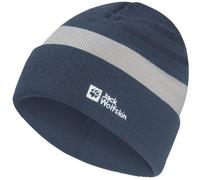 JACK WOLFSKIN Kinder Mütze STRIPY KNIT BEANIE K (1910402) M midnight sky