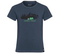 Jack Wolfskin - Kid's Hiking Graphic T-Shirt - Funktionsshirt, Gr. 164, blau (PrintMidnightSky)