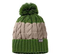 Jack Wolfskin Kinder Stormlock Pompom Mütze, Cobblestone, M, 1908071